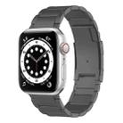 For Apple Watch SE 44mm Titanium Metal Watch Band(Grey) - 1