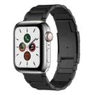 For Apple Watch Series 5 44mm Titanium Metal Watch Band(Black) - 1