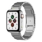 For Apple Watch Series 5 44mm Titanium Metal Watch Band(Silver) - 1