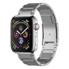 For Apple Watch Series 4 44mm Titanium Metal Watch Band(Silver) - 1