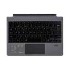 1089DC-PT Portuguese Backlit Magnetic Bluetooth 3.0 Keyboard for Microsoft Surface Pro 7 / 6 / 2017 / 4 / 3(Grey) - 1