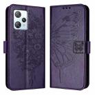 For Blackview A53 Embossed Butterfly Leather Phone Case(Purple) - 2