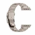 For Apple Watch Series 6 44mm 26mm Safety Buckle Titanium Alloy Watch Band(Titanium) - 3