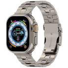 For Apple Watch Ultra 2 49mm Rice Ears Safety Buckle Titanium Alloy Watch Band(Titanium) - 1