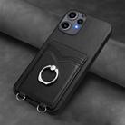 For Nothing CMF Phone 2 Pro R20 Ring Card Holder Phone Case(Black) - 2