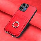 For Nothing CMF Phone 2 Pro R20 Ring Card Holder Phone Case(Red) - 2