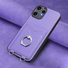 For Nothing CMF Phone 2 Pro R20 Ring Card Holder Phone Case(Purple) - 2