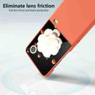 For Honor Magic V Flip 3 in 1 PC Frosted Skin Feel Full Coverage Phone Case(Orange) - 3