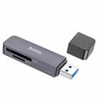 hoco HB45 2 in 1 USB 3.0 to SD+TF3.0 Card Reader(Tarnish) - 2