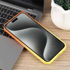 For iPhone 15 Pro Max Gradient Color Honeycomb Aromatherapy MagSafe Phone Case(Orange Yellow) - 3