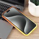 For iPhone 15 Pro Gradient Color Honeycomb Aromatherapy MagSafe Phone Case(Orange Yellow) - 3