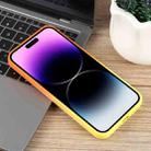 For iPhone 14 Pro Gradient Color Honeycomb Aromatherapy MagSafe Phone Case(Orange Yellow) - 3
