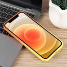 For iPhone 12 Gradient Color Honeycomb Aromatherapy MagSafe Phone Case(Orange Yellow) - 3