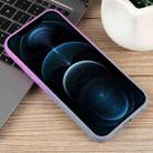 For iPhone 12 Pro Max Gradient Color Honeycomb Aromatherapy MagSafe Phone Case(Purple Grey) - 3