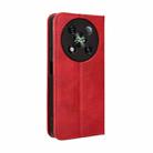 For Itel RS4 Magnetic Buckle Retro Texture Leather Phone Case(Red) - 3