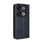 For itel P65 4G Magnetic Buckle Retro Texture Leather Phone Case(Blue) - 3