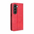 For itel A95 5G Magnetic Buckle Retro Texture Leather Phone Case(Red) - 3