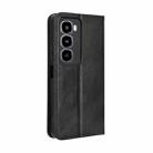For itel City 100 4G Magnetic Buckle Retro Texture Leather Phone Case(Black) - 3