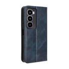 For itel City 100 4G Magnetic Buckle Retro Texture Leather Phone Case(Blue) - 3
