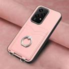 For Honor 200 Lite Global R20 Ring Card Holder Phone Case(Pink) - 2