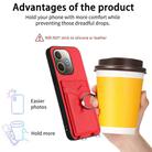 For OPPO A5 Energy / A5 Pro 5G Global R20 Ring Card Holder Phone Case(Red) - 3