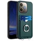 For OPPO A5 Energy / A5 Pro 5G Global R20 Ring Card Holder Phone Case(Green) - 1