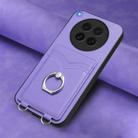 For OPPO Find X8s R20 Ring Card Holder Phone Case(Purple) - 2