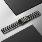 22mm Three-Bead Magnetic Buckle Titanium Alloy Watch Band(Grey) - 2