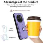 For Realme Narzo 70 Pro 5G R20 Ring Card Holder Phone Case(Purple) - 3