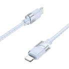 hoco U132 Beijing 1.2m PD27W USB-C / Type-C to 8 Pin Charging Data Cable(Grey) - 3