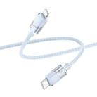 hoco U132 Beijing 1.2m PD27W USB-C / Type-C to 8 Pin Charging Data Cable(Blue) - 1