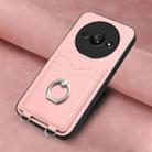 For Xiaomi Redmi A3 4G Global R20 Ring Card Holder Phone Case(Pink) - 2