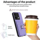 For Xiaomi Redmi Note 13 Pro 5G R20 Ring Card Holder Phone Case(Purple) - 3