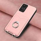 For Xiaomi Redmi Note 12S 4G Global R20 Ring Card Holder Phone Case(Pink) - 2