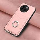 For Xiaomi Civi 4 Pro 5G R20 Ring Card Holder Phone Case(Pink) - 2