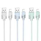 hoco U132 Beijing 1.2m 2.4A USB to 8 Pin Charging Data Cable(Blue) - 2