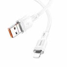 hoco U131 Afortunado 1.2m USB & Type-C to 8 Pin 2 in 1 Charging Data Cable(Grey) - 3