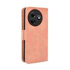 For Itel S24 4G Skin Feel Calf Texture Card Slots Leather Phone Case(Pink) - 3