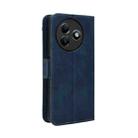 For Itel S24 4G Skin Feel Calf Texture Card Slots Leather Phone Case(Blue) - 3