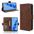 For Itel S24 4G Skin Feel Calf Texture Card Slots Leather Phone Case(Brown) - 1