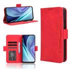 For itel A50 Skin Feel Calf Texture Card Slots Leather Phone Case(Red) - 1