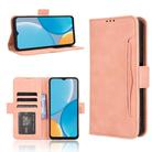 For itel A50C Skin Feel Calf Texture Card Slots Leather Phone Case(Pink) - 1