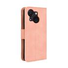 For itel A50C Skin Feel Calf Texture Card Slots Leather Phone Case(Pink) - 3