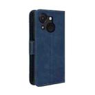 For itel A50C Skin Feel Calf Texture Card Slots Leather Phone Case(Blue) - 3