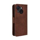 For itel A50C Skin Feel Calf Texture Card Slots Leather Phone Case(Brown) - 3