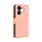 For itel A80 4G Skin Feel Calf Texture Card Slots Leather Phone Case(Pink) - 3