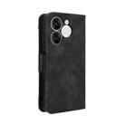 For itel A80 4G Skin Feel Calf Texture Card Slots Leather Phone Case(Black) - 3