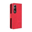 For itel S25 4G Skin Feel Calf Texture Card Slots Leather Phone Case(Red) - 3