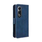 For itel S25 4G Skin Feel Calf Texture Card Slots Leather Phone Case(Blue) - 3