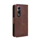For itel S25 4G Skin Feel Calf Texture Card Slots Leather Phone Case(Brown) - 3